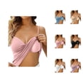thumbnail image 1 of Built in Bra Tank Tops for Women 2026 Adjustable Spaghetti Strap Cami Tank Undershirts Shelf Bra Camisole Tops, 1 of 9