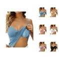 thumbnail image 1 of Built in Bra Tank Tops for Women 2026 Adjustable Spaghetti Strap Cami Tank Undershirts Shelf Bra Camisole Tops, 1 of 9