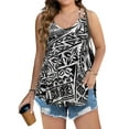thumbnail image 1 of Built in Bra Tank Tops for Women Plus Size Sleeveless Spaghetti Strap Soft Casual Camisole, 1 of 7