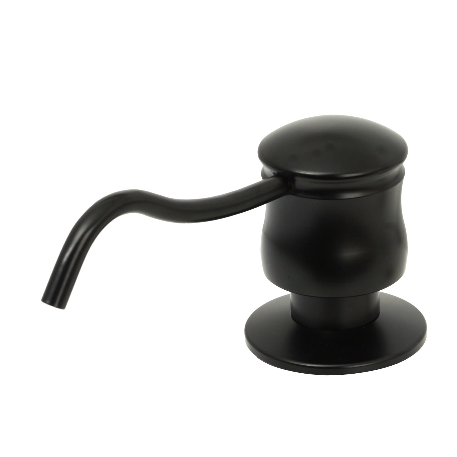 Matte Black Brass Kitchen Sink Soap Dispenser