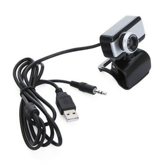 Built-in Microphone Webcam HD Glass Lens Webcam for Windows 7/8/10/11, USB 2.0