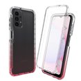 thumbnail image 1 of Built-in Screen Protector Case for Samsung Galaxy A13 4G,Dteck Dual-Layer Protection Full Protection Shockproof Case Gradient Slim Back Cover, Pink, 1 of 5