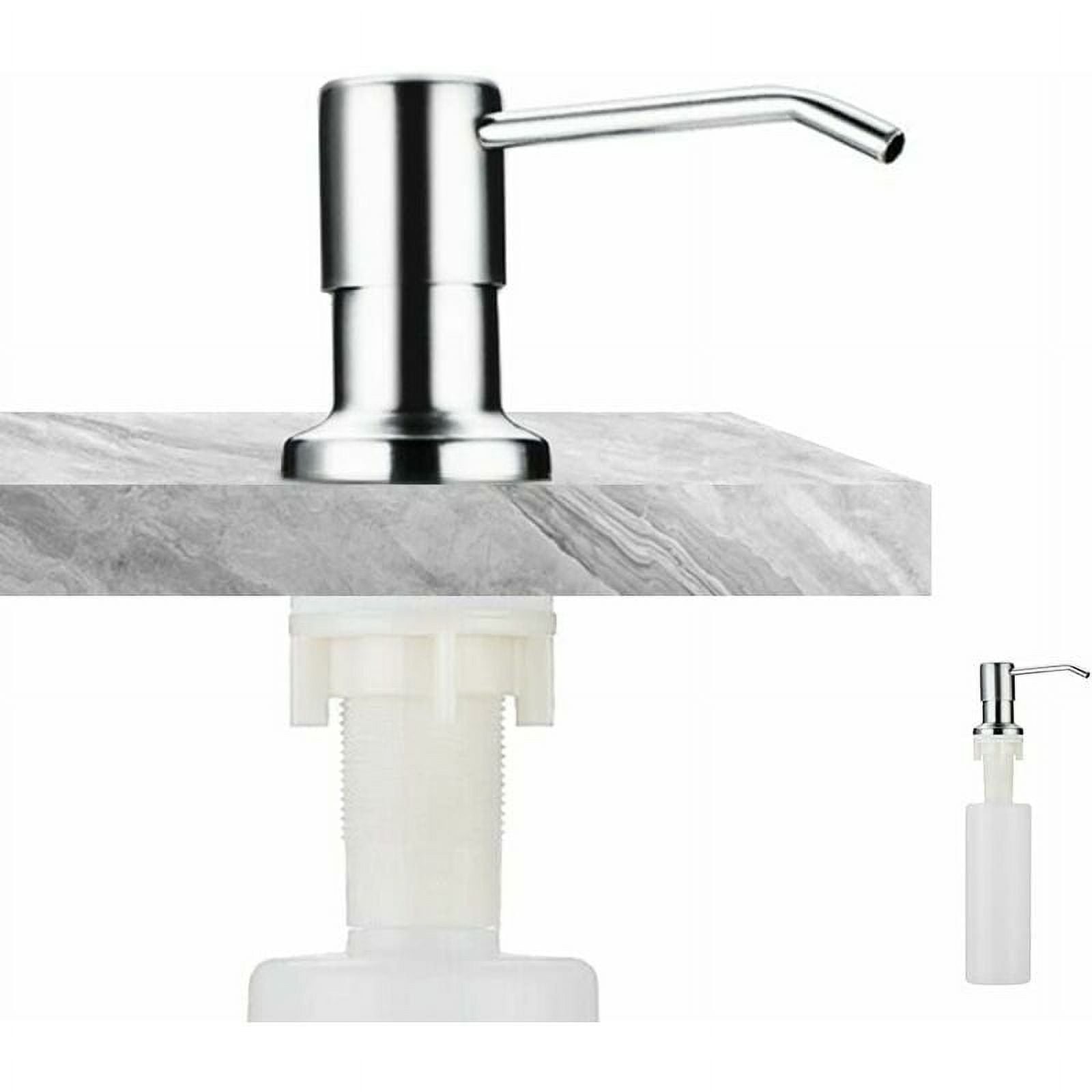 Builtin Soap Dispenser, Stainless Steel Kitchen Sink Soap Dispenser