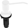 thumbnail image 1 of Built in Soap Dispenser for Kitchen Sink, Stainless Steel (White Matte), Pump Set for Dish Soap or Lotion, Refill from The Top, for CounterTop, 1 of 7