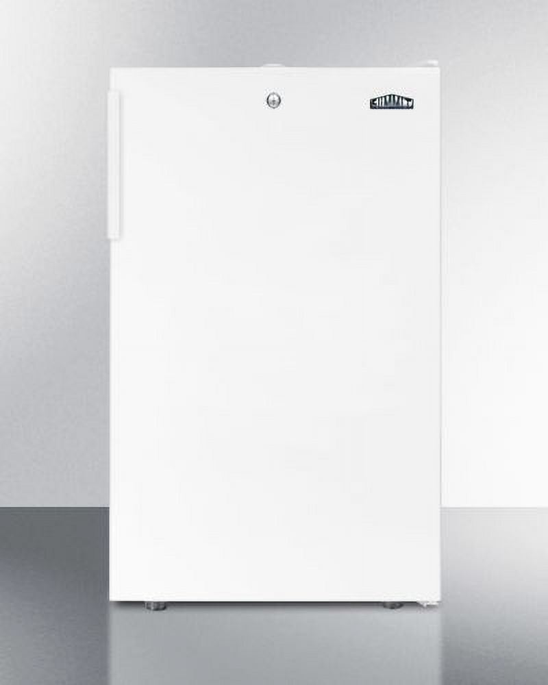 Builtin UnderCounter Manual Defrost Freezer White Medical Use Only