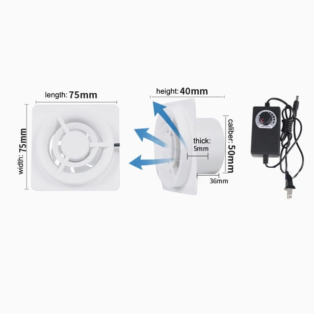 Built-in inlet and outlet fans can adjust the ventilation speed of the ...