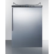 Built-in residential beer dispenser, auto defrost w/digital thermostat, SS wrapped door, and thin handle; sold without tap kit for do-it-yourselfers