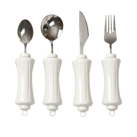 Built up handle utensils, straight, complete set