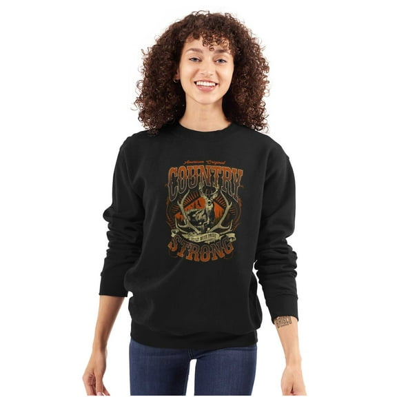 Built with American Pride Antlers Sweatshirt for Men or Women Brisco Brands S