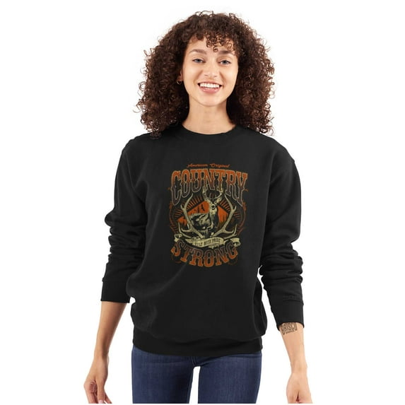 Built with American Pride Antlers Sweatshirt for Men or Women Brisco Brands S