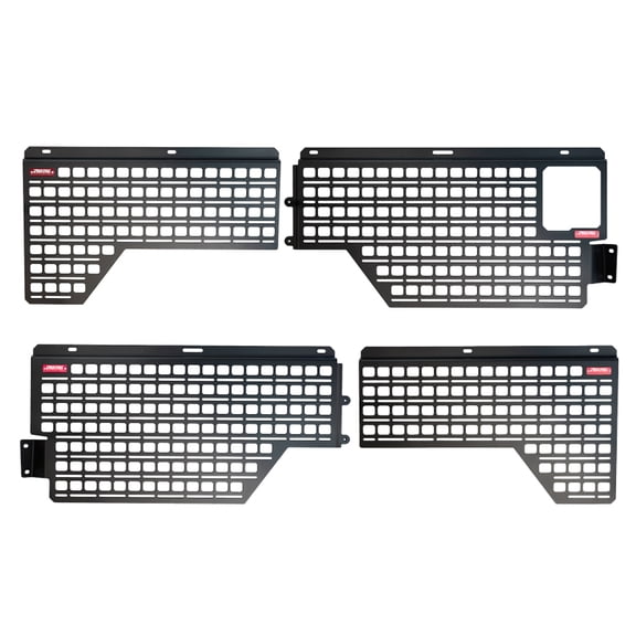 BuiltRight Industries 2022+ Toyota Tundra 5.5in Bed Bedside Rack Molle Panel System - Full Kit