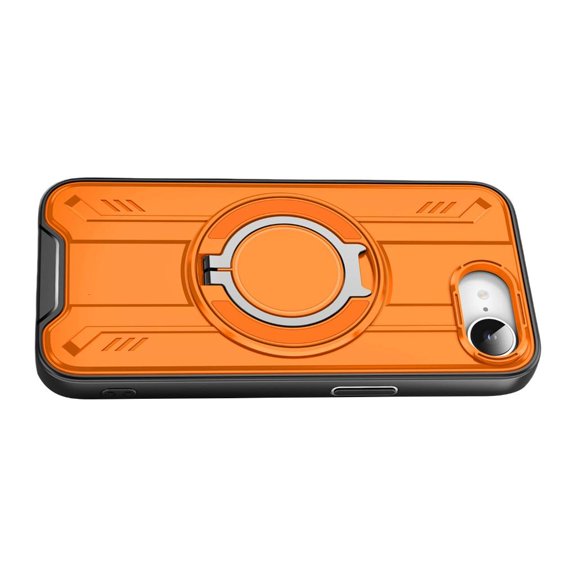 Builtin Magnetic Stand Rotate Rings Holder Phone Case for Phone 16E TPU+PC Case