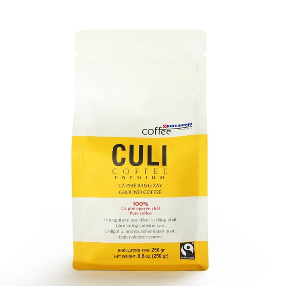 Buivanngo Coffee | Bui Van Ngo Coffee | BVN Coffee - Culi Premium Ground Coffee Fair trade - 8.8 oz (250 g)