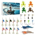 Bujeu Advent Calendars 2024 for Adults Countdown Christmas Fishing Kit