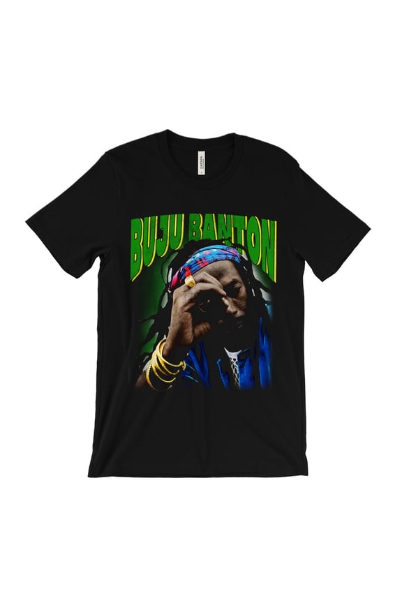 Buju Banton t-shirt - Jamaican reggae dancehall musician - 90s rap vntg tee