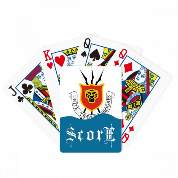 Bujumbura Burundi National Emblem Score Poker Playing Card Index Game