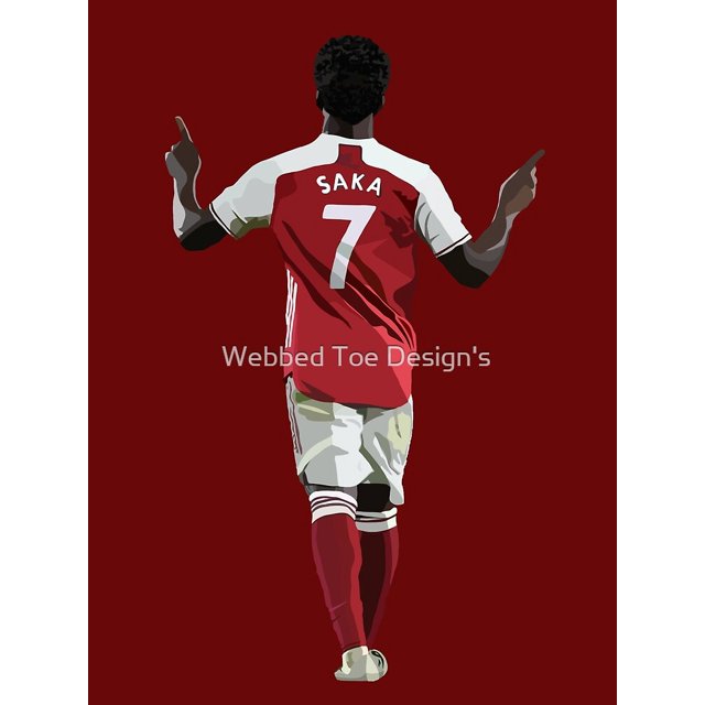 Bukayo Saka Poster Framedunframed