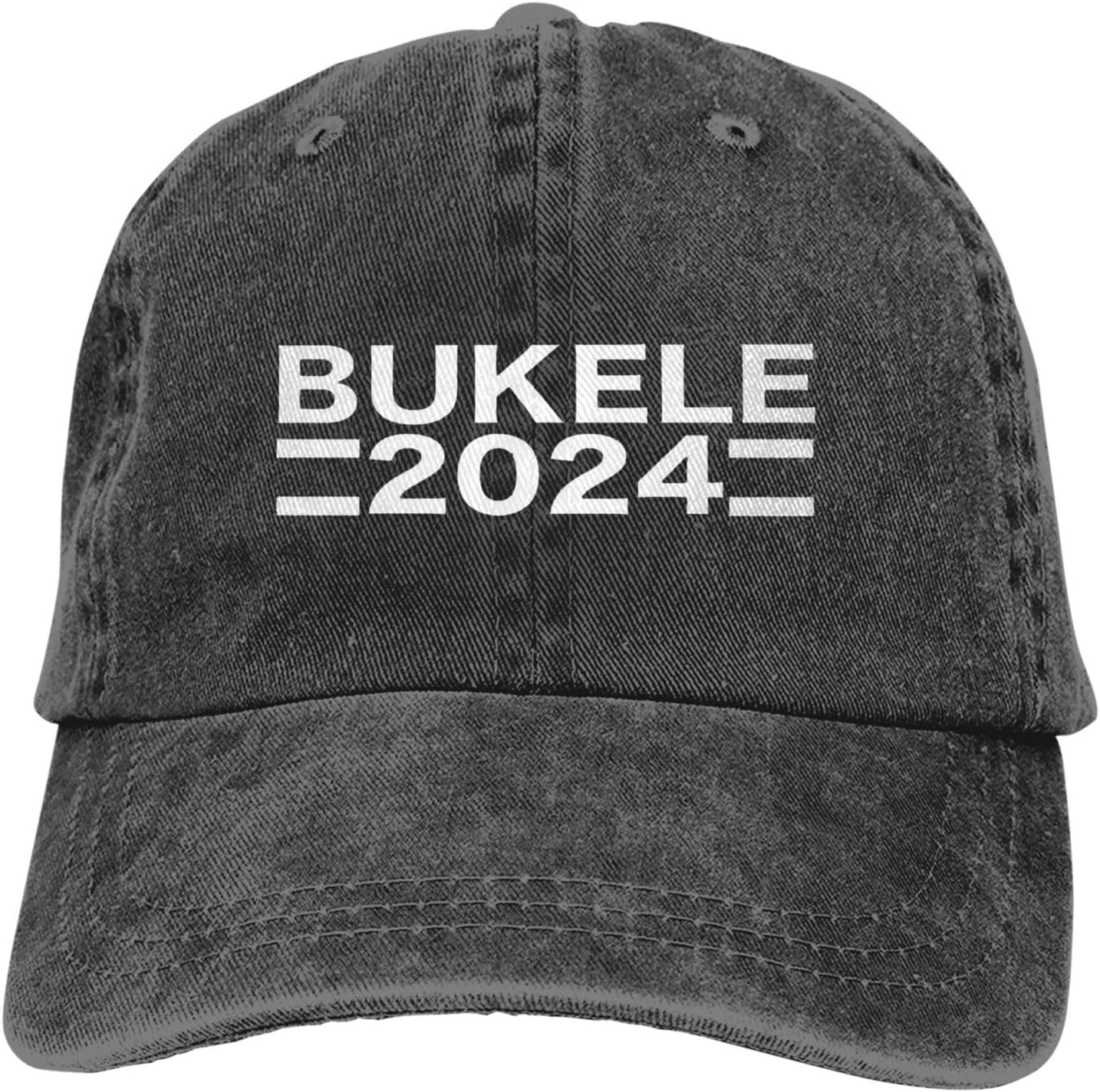 Bukele 2024 Hat Black Baseball Cap for Men Women Adjustable Fashion ...