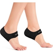 Bukihome Plantar Fasciitis Gel Heel Protectors, Heel Cups for Men & Women, Heel Cushion Pads for Heel Spur & Achilles Tendon Support, Comfort for Dry Cracked Heels, Men 8.5-14 | Women 9.5-13