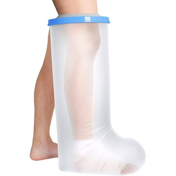 Bukihome Shower Watertight Foot Protector, Adult Leg Cast Covers, Extra Large Capacity Adult Thigh Tension & Super Waterproof Leg Protector, For Thigh size 21.65-23.23 inches