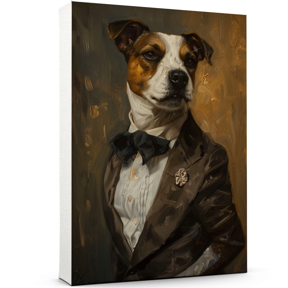 Bul Terrier Wall Art Abstract Dog Posters - Bul Terrier Dog Canvas Wall ...