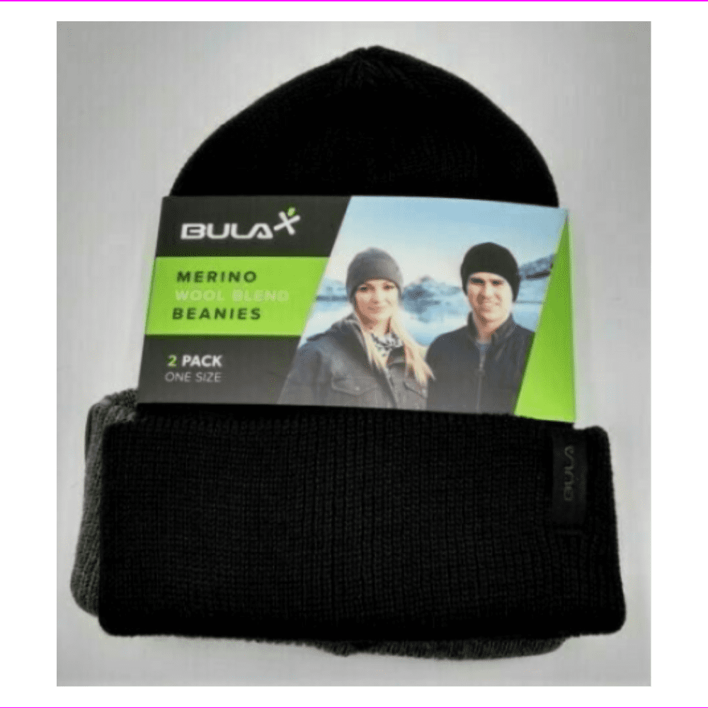 NWT BULA Wool Blend Pom Beanie 2-Pack One Size Women main image 4