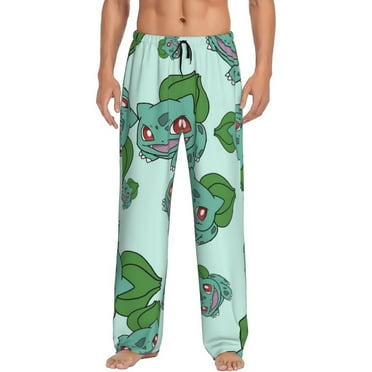 Bulb_Asaur Pants with Pockets Soft Lightweight Sweatpants Funny Pajama Bottoms Fashion Lounge Pants for Men Women Xx-Large