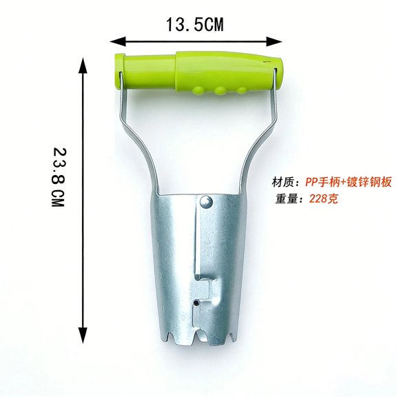 Bulb Planter Hand Held Metal Transplanter Tool For Hole Digging Seedling Transplanting Fertilizing Vegetable Planting