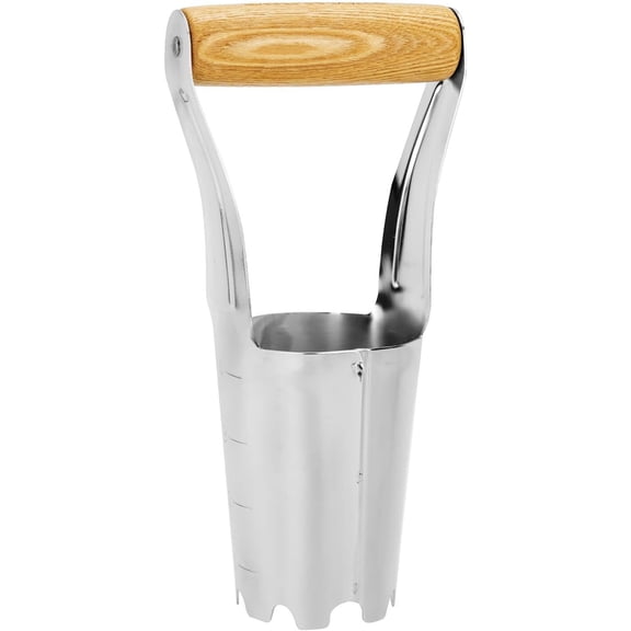 Bulb Planter Tool 4 Inch Measurements Garden Bulb Planting Tool Plant Hole Digger Tool for Tulip Daffodil Flower Plants Handled Transplanter