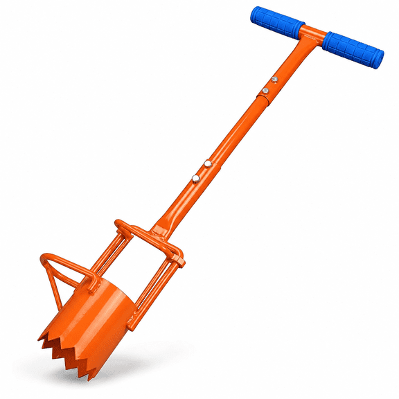 Bulb Planter Tool, Long Planter, 5-in-1 Lawn Bulb Auger for Planting Bulbs & Sod Cutting, for Tulips, Daffodils, Iris, Easy Digging Holes