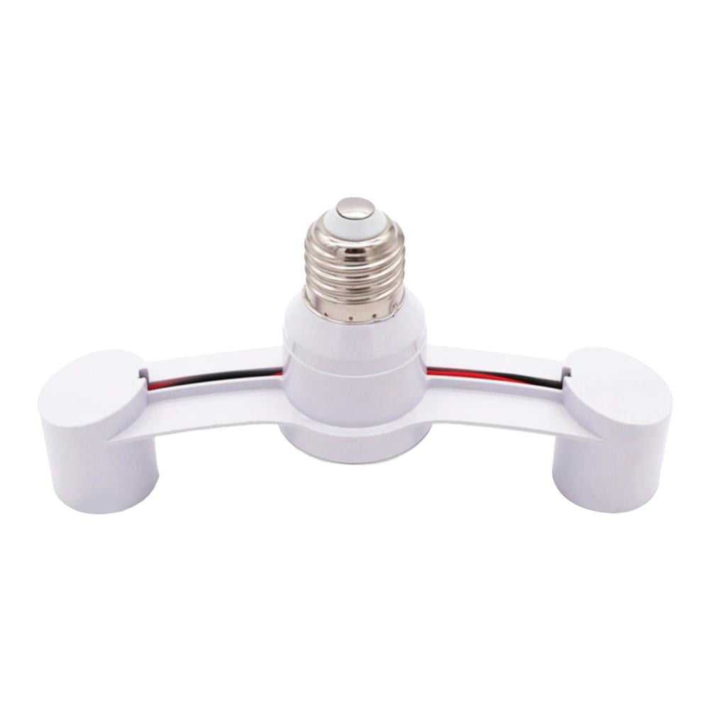 Socket Spliter Bulb Socket Adapter E27 Splitter 2 Heads Lamp Base Converter Light ...