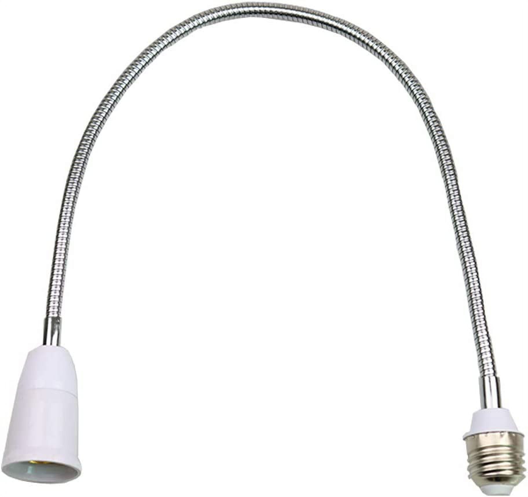 Bulb Socket Extender E27 Socket Flexible Tube Light Bulb Extender Bulb Holder