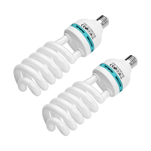Bulb Spiral Fluorescent Light Bulb 135W 5500K Daylight E27 Socket Energy Saving For Studio Photography Video Lighting