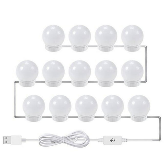 Bulb Vanity Lights for DIY Lighted Makeup Vanity with Dimmable Lights