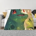 thumbnail image 1 of Bulba-saur Blanket - Ultra Soft Micro Fleece Throw Blankets, Comfy Throw Blanket For Couch, Gift For Adults, Kids And Teens, Bed, Sofa, Chair, Camping And Travel 40"X30", 1 of 8