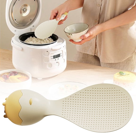 Bulbasaur Eggshell Rice Spoon Yellow 17 * 7,Holiday festival dish cooking,Cooking utensils,Carbon steel