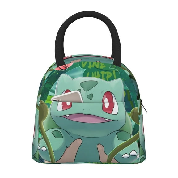 Bulbasaur Lunch Box, Reusable Insulated Lunch Bag Warm Cool Miscellaneous Storage Bags For Office Picnic Camping