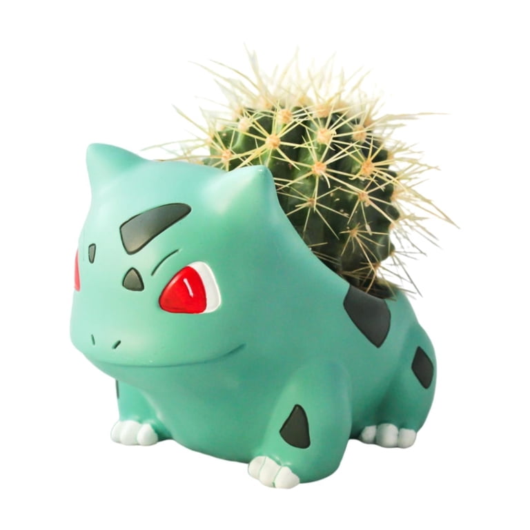 Bulbasaur Planter Pot 4'' - Mini Anime Succulent Planter For Office Desk,  Home Decor, Garden