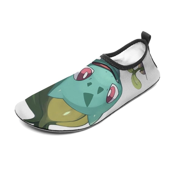 Bulbasaur Water Shoes Beach Swim Barefoot Quick Dry Aqua Socks, Non-Slip Sporty Water Shoes for Men Women 5/6women