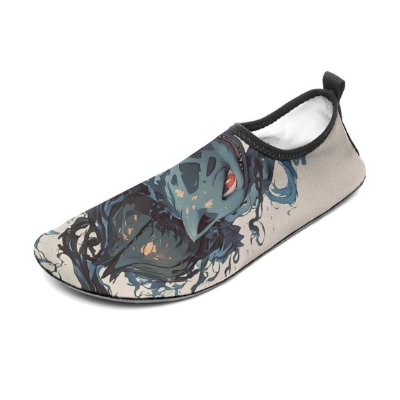 Bulbasaur Water Shoes Beach Swim Barefoot Quick Dry Aqua Socks, Non-Slip Sporty Water Shoes for Men Women 9/10women,7/8men