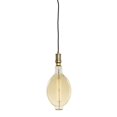 thumbnail image 1 of Bulbrite 1-Light Warm Gold Contemporary Pendant Socket and Canopy with Incandescent Light Bulb 60W BT Shaped Grand Nostalgic Thread, 1 of 5