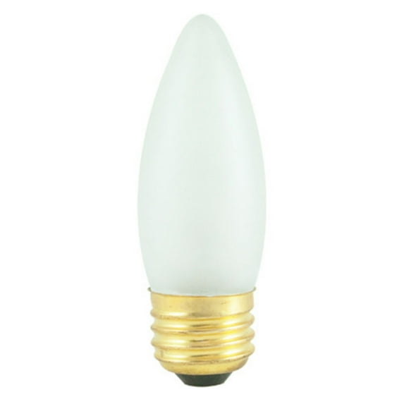 Bulbrite 25ETF/3 - 25W B10 FROST E26 130V