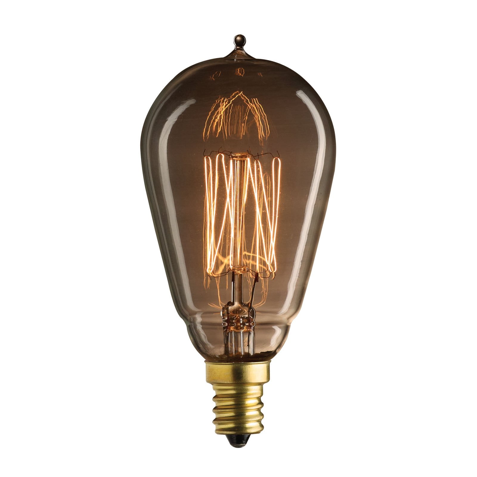 St Bulb Types Bulbrite 25W Thread Filament ST15 Incandescent Edison Light Bulb ...