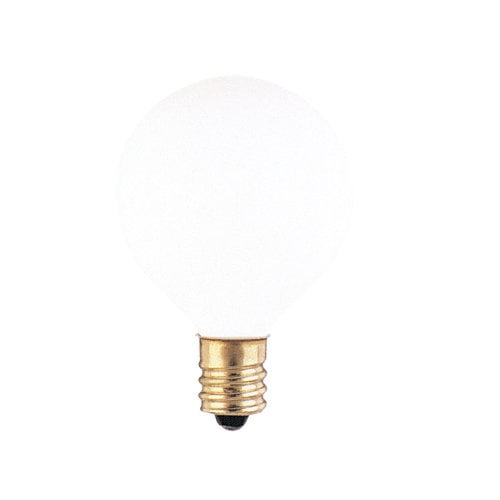 Bulbrite 300025 - 25G12WH G12 5 Decor Globe Light Bulb