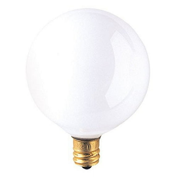 Bulbrite 391015 15G16WH2 Incandescent Globe G16.5 Candelabra E12 15W 120V 2400K .#GH45843 3468-T34562FD158140