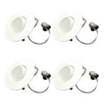 thumbnail image 1 of Bulbrite 4” Integrated LED Recessed Lighting Housing (4 Count), 1 of 11