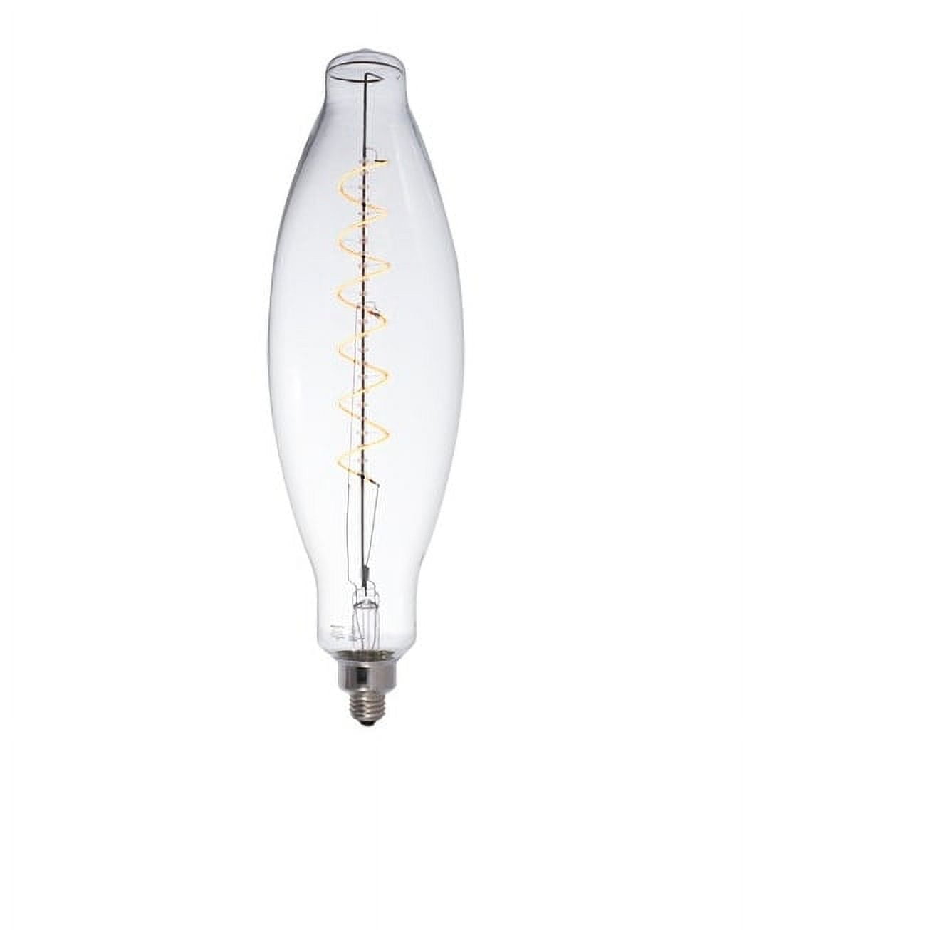 Oversized Clear LED Edison Bulb with Spiral Filament