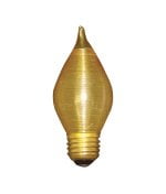 Bulbrite 431140 - 10PK - 40W - C15 - E26 Base - 130V - 2600K - 4,000Hrs - Amber - Spunlite Incandescent Chandelier Bulbs