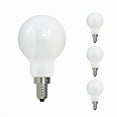 thumbnail image 1 of Bulbrite 862055 4W A15 Shape 2700K Filament Candelabra E12 Base Dimmable LED Bulb, Milky - Pack of 4, 1 of 1