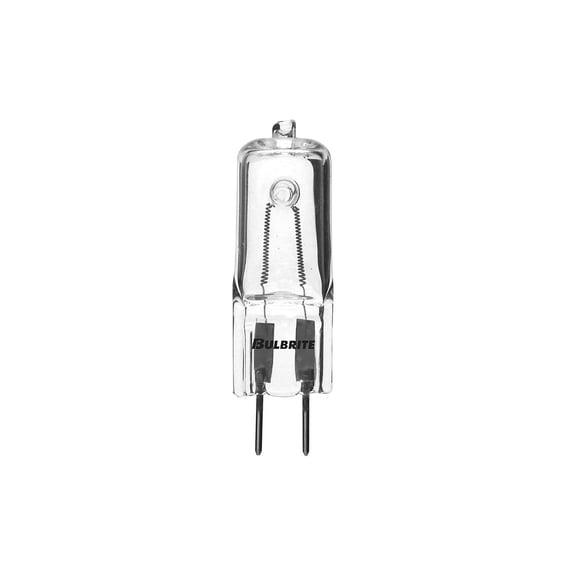 Bulbrite 50 Watt Dimmable Clear T4 Bi-Pin (G6.35) Mini Halogen Light Bulbs 10/Pack (860821)